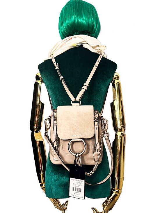 Chloé Grey Leather Backpack main image 5
